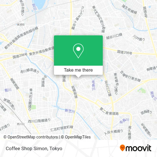 Coffee Shop Simon map