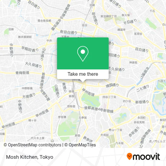 Mosh Kitchen map