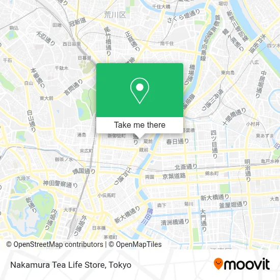 Nakamura Tea Life Store map