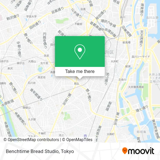 Benchtime Bread Studio map