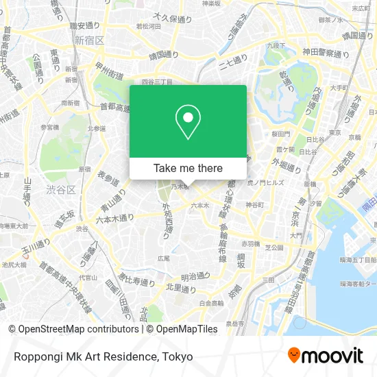 Roppongi Mk Art Residence map
