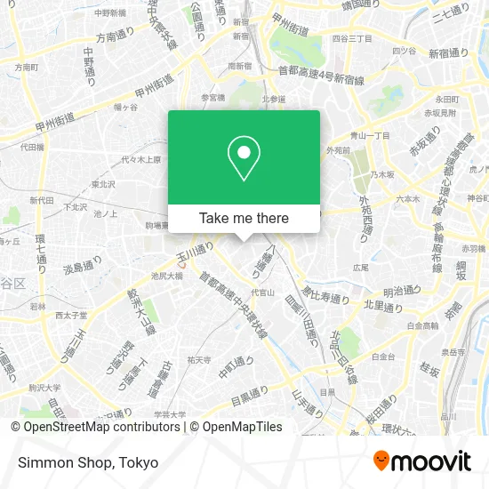 Simmon Shop map