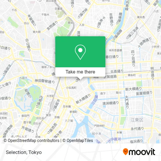 Selection map