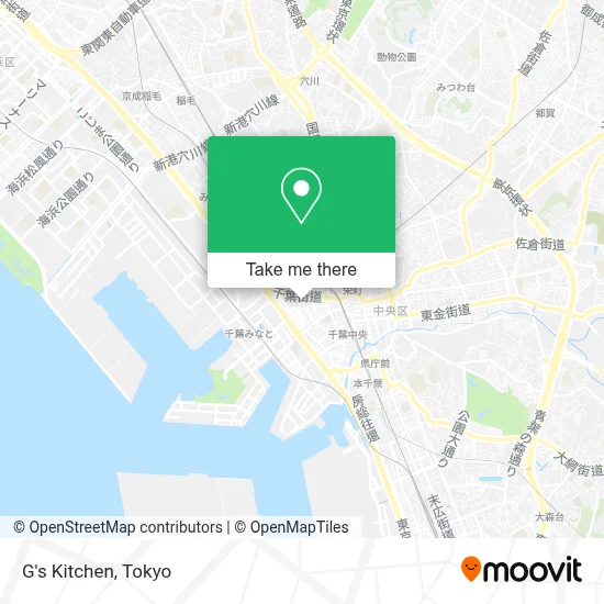 G's Kitchen map