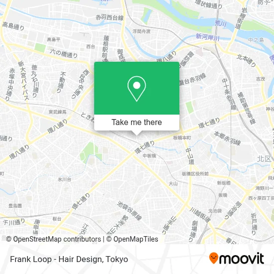 Frank Loop - Hair Design map