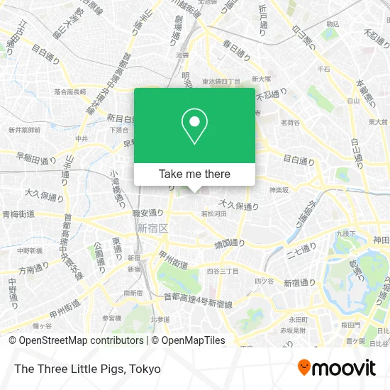 The Three Little Pigs map