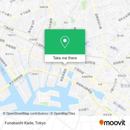 Funabashi Kade map