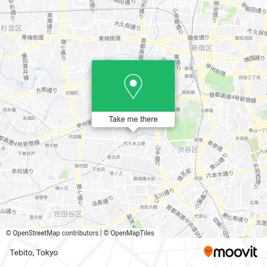 Tebito map
