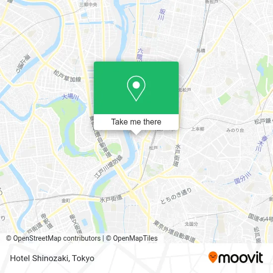 Hotel Shinozaki map