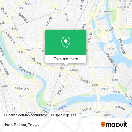 Indo Bazaar map
