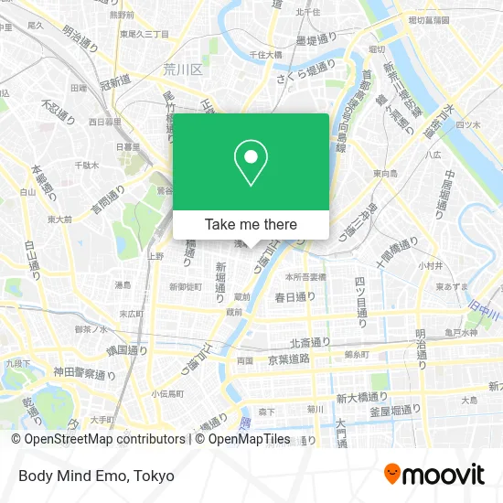 Body Mind Emo map