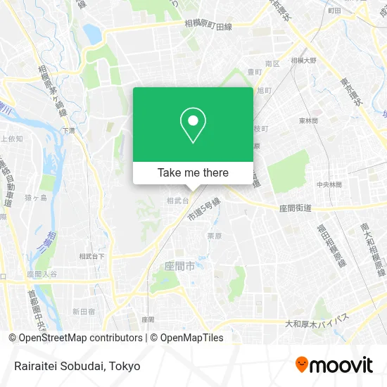 Rairaitei Sobudai map
