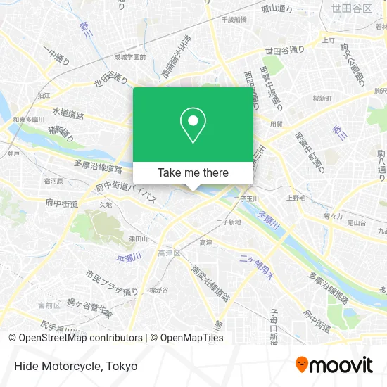 Hide Motorcycle map