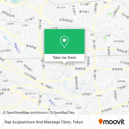 Raji Acupuncture And Massage Clinic map