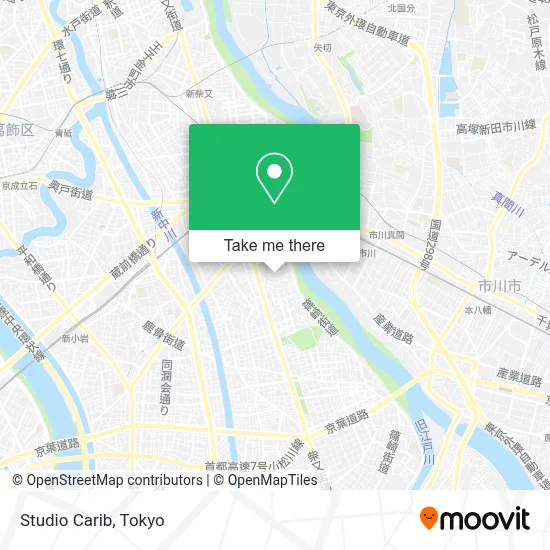 Studio Carib map