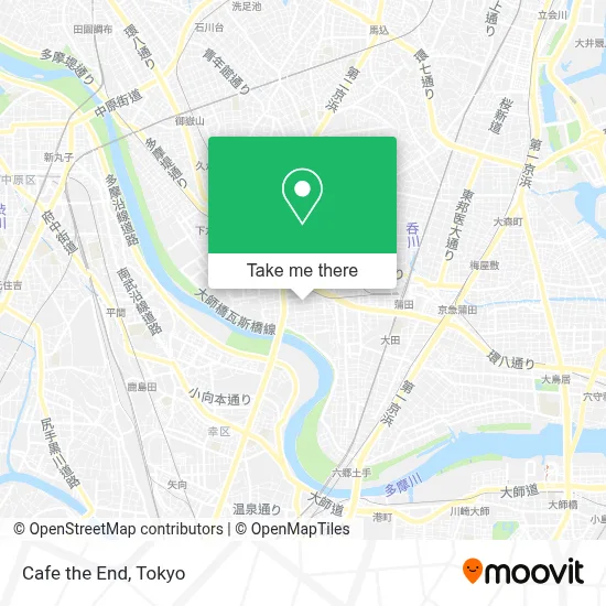 Cafe the End map