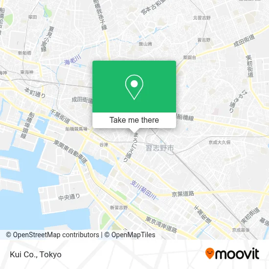 Kui Co. map