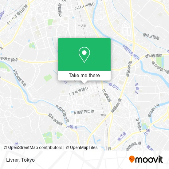 Livrer map