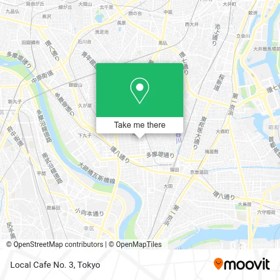 Local Cafe No. 3 map
