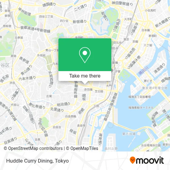 Huddle Curry Dining map