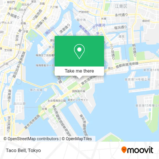 Taco Bell map