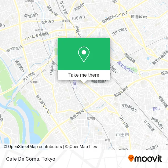 Cafe De Coma map