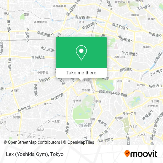 Lex (Yoshida Gym) map