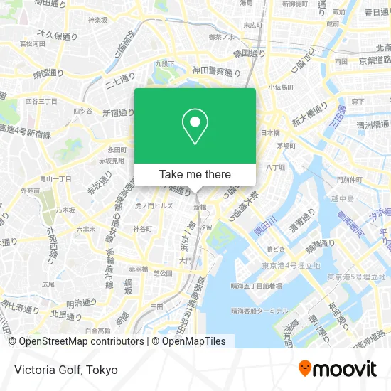 Victoria Golf map