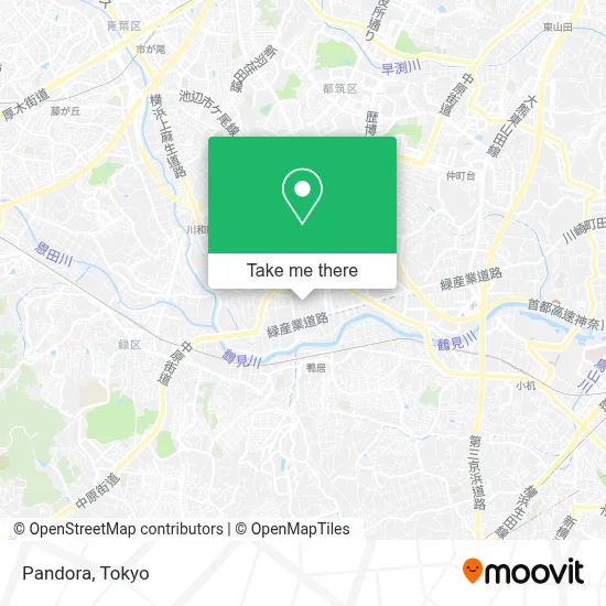 Pandora map