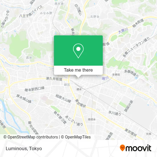Luminous map