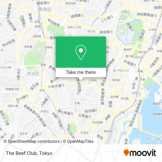 The Beef Club map