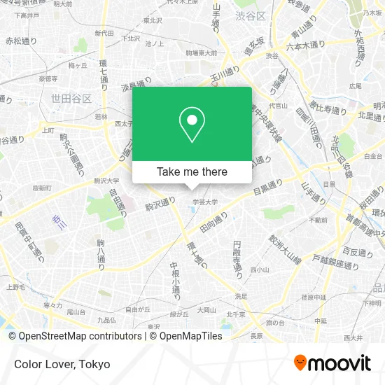 Color Lover map