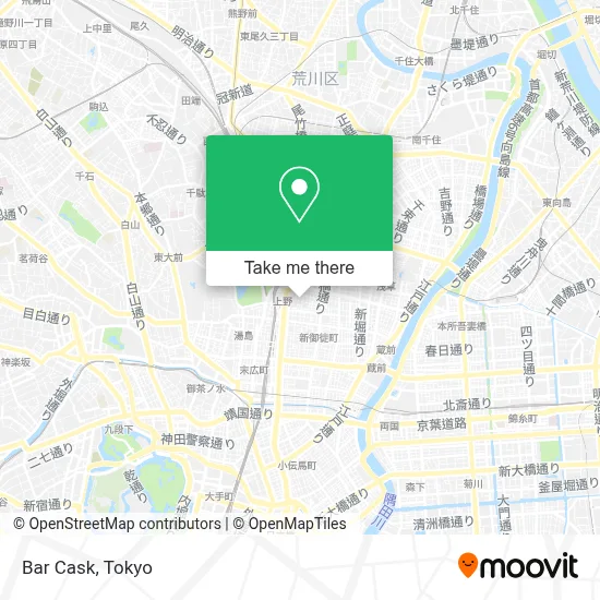 Bar Cask map