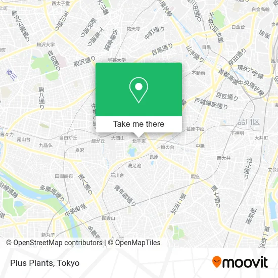 Plus Plants map