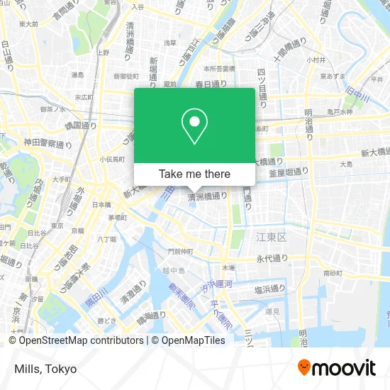 Mills map