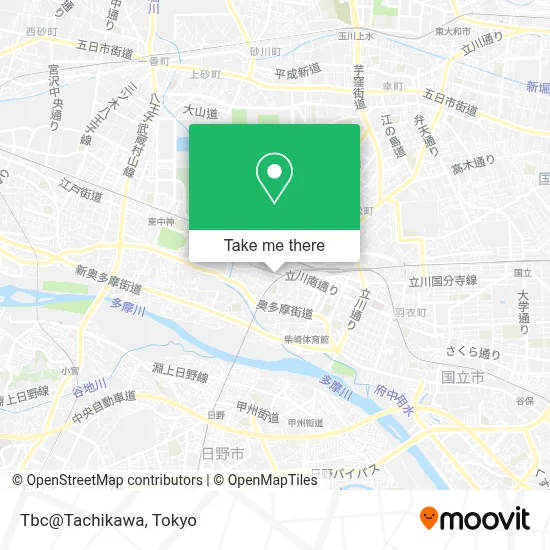 Tbc@Tachikawa map