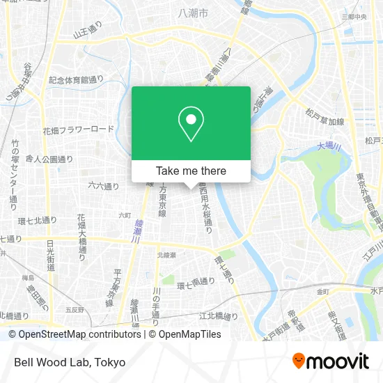 Bell Wood Lab map