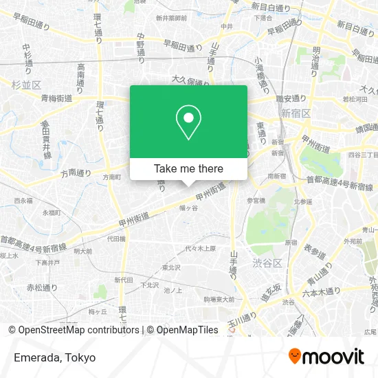Emerada map