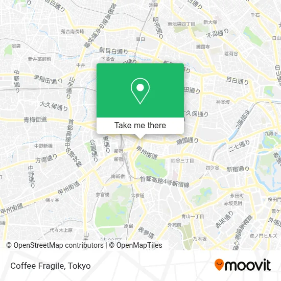 Coffee Fragile map