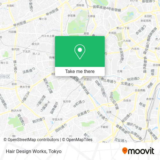 Hair Design Works map