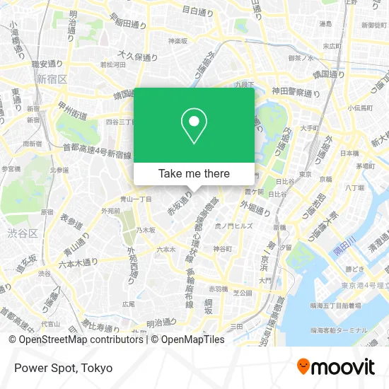 Power Spot map