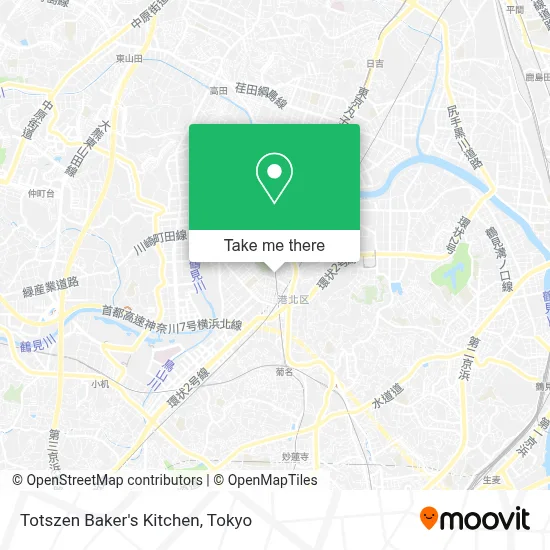 Totszen Baker's Kitchen map