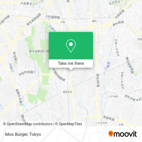 Mos Burger map