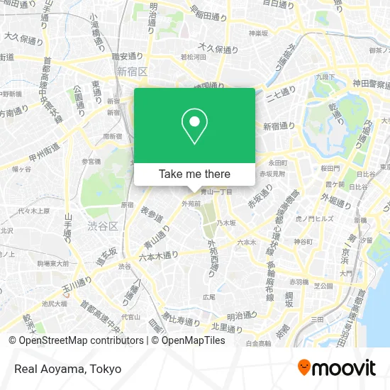 Real Aoyama map