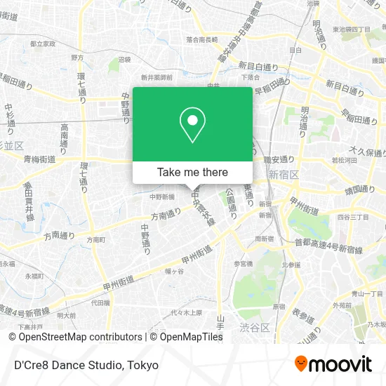 D'Cre8 Dance Studio map