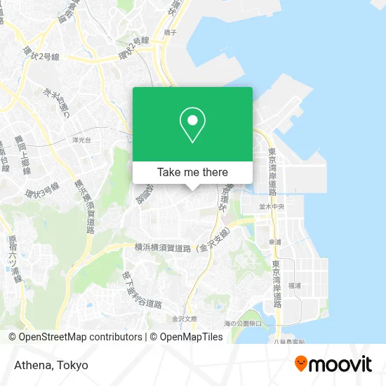 Athena map