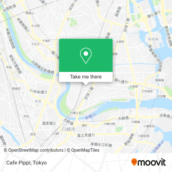 Cafe Pippi map