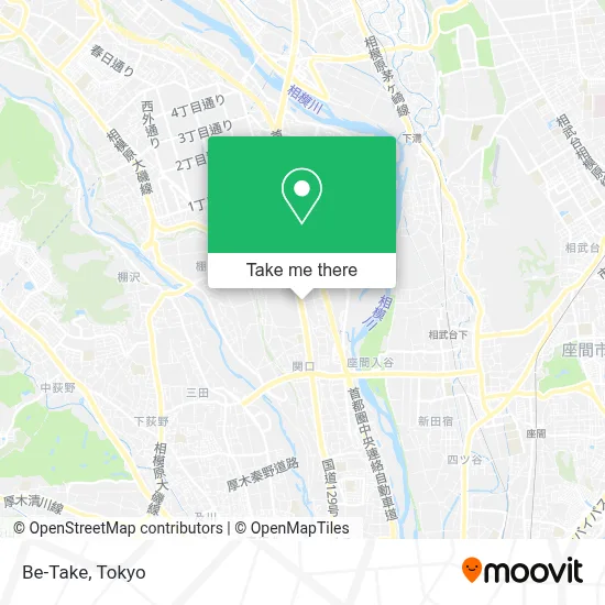 Be-Take map