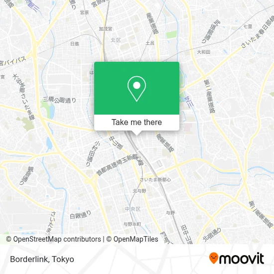 Borderlink map