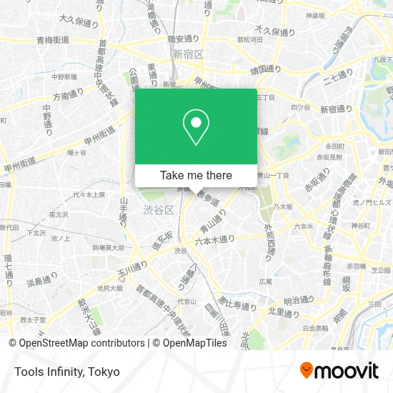 Tools Infinity map